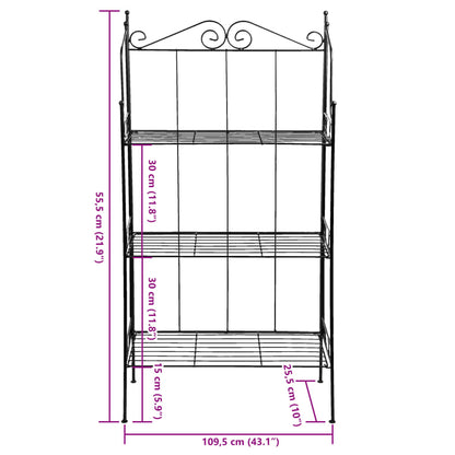 Esschert Design Regal 3 Böden L