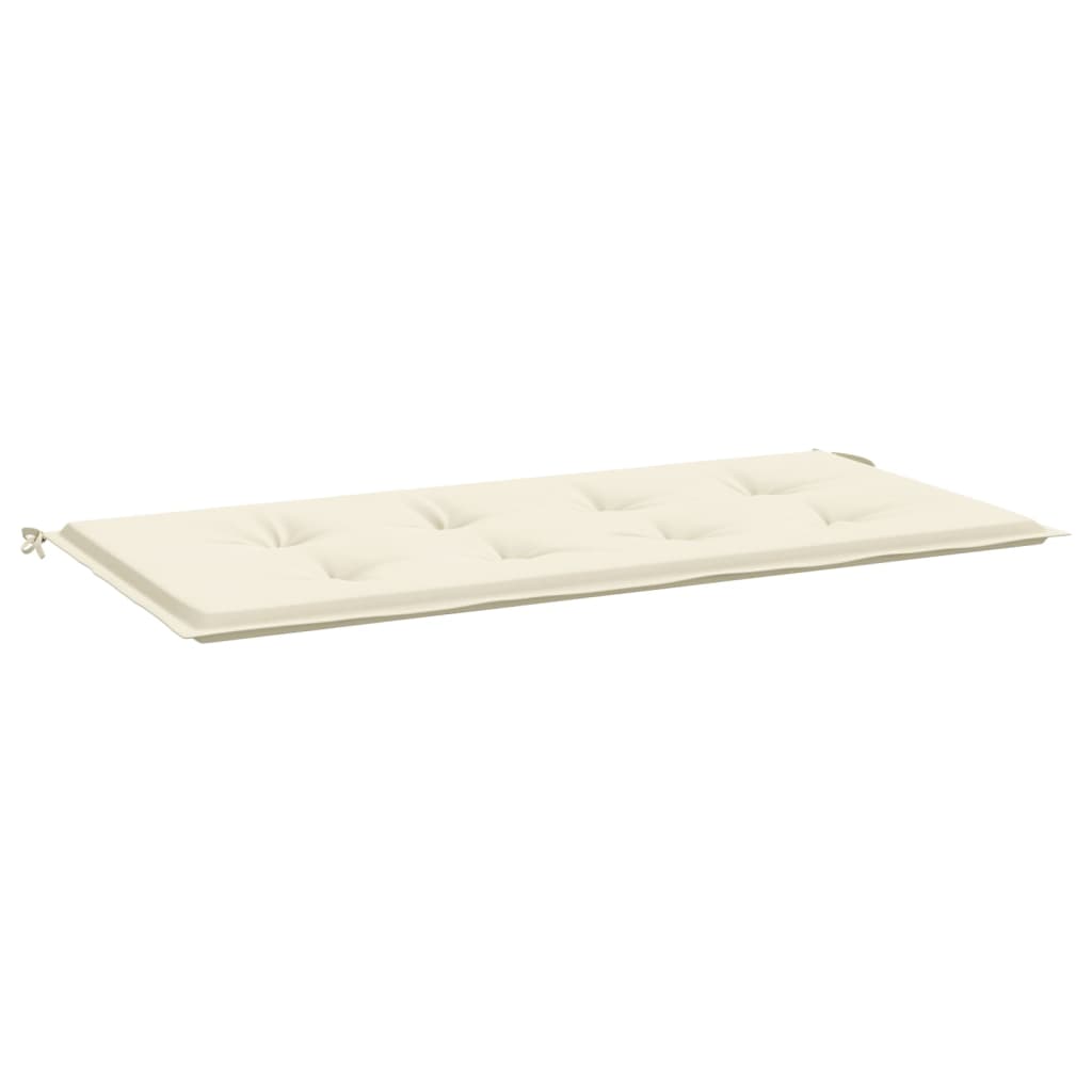 Gartenbank-Auflage Creme 100x50x3 cm Oxford-Gewebe