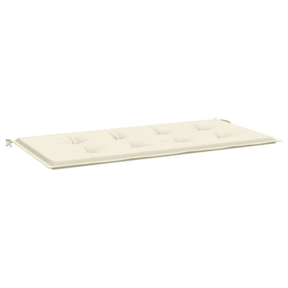 Gartenbank-Auflage Creme 100x50x3 cm Oxford-Gewebe