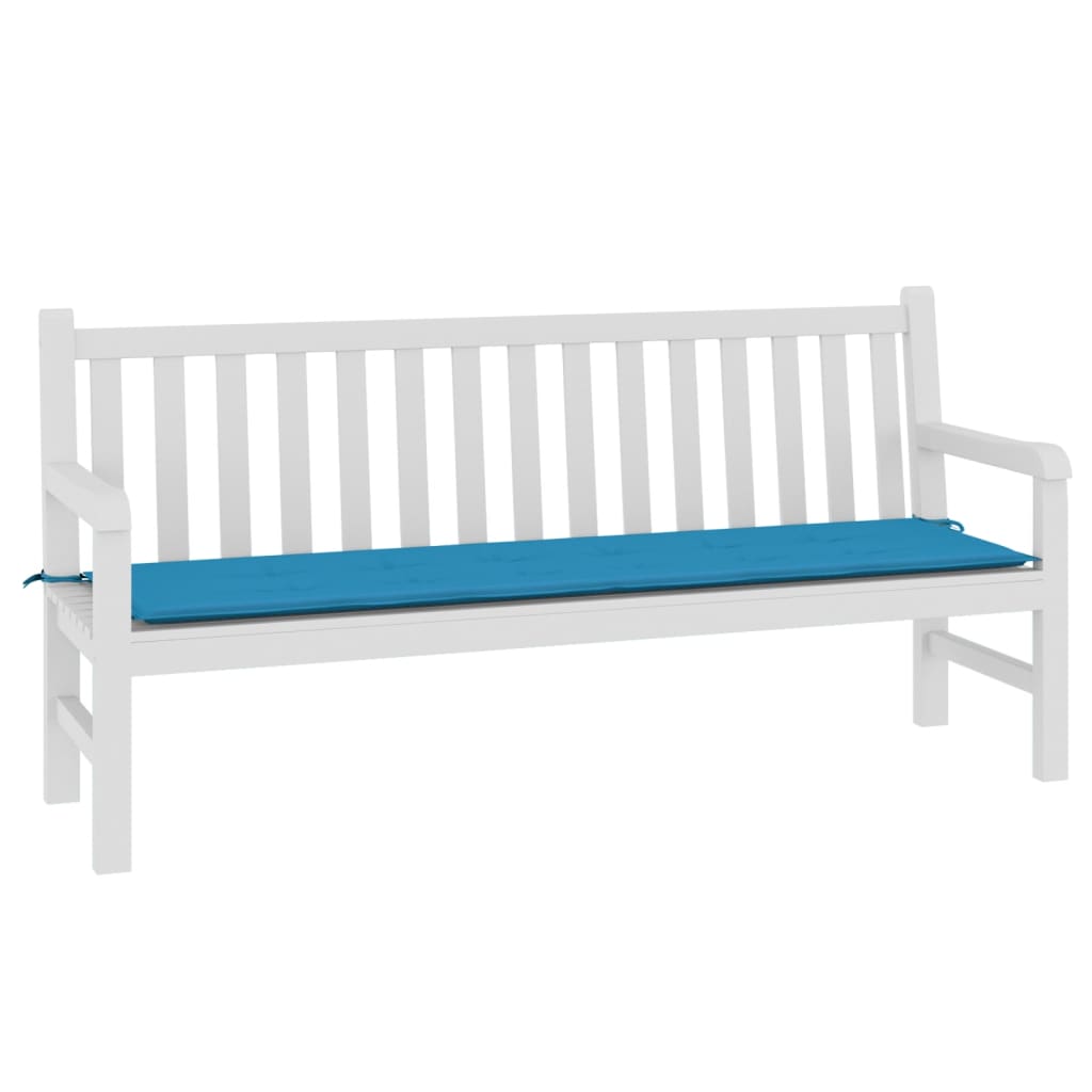 Gartenbank-Auflage Blau 180x50x3 cm Oxford-Gewebe