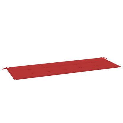 Gartenbank-Auflage Rot 150x50x3 cm Oxford-Gewebe