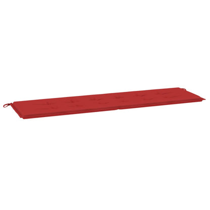 Gartenbank-Auflage Rot 180x50x3 cm Oxford-Gewebe