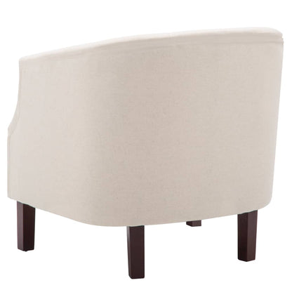 Sessel Beige Stoff