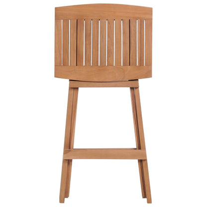 Klappbare Barhocker 4 Stk. Massivholz Teak