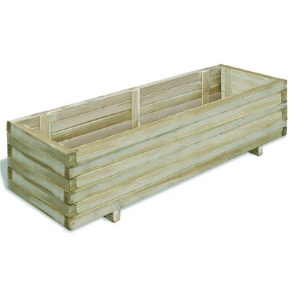 Hochbeet 120x40x30 cm Holz Rechteckig