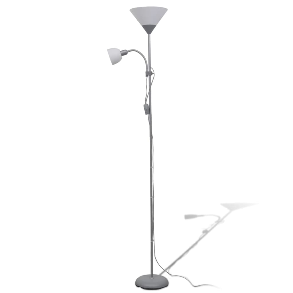 Stehlampe Grau