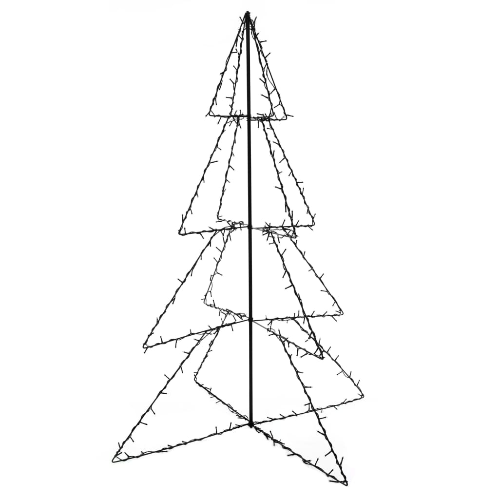 Weihnachtsbaum in Kegelform 240 LEDs Indoor Outdoor 115x150 cm