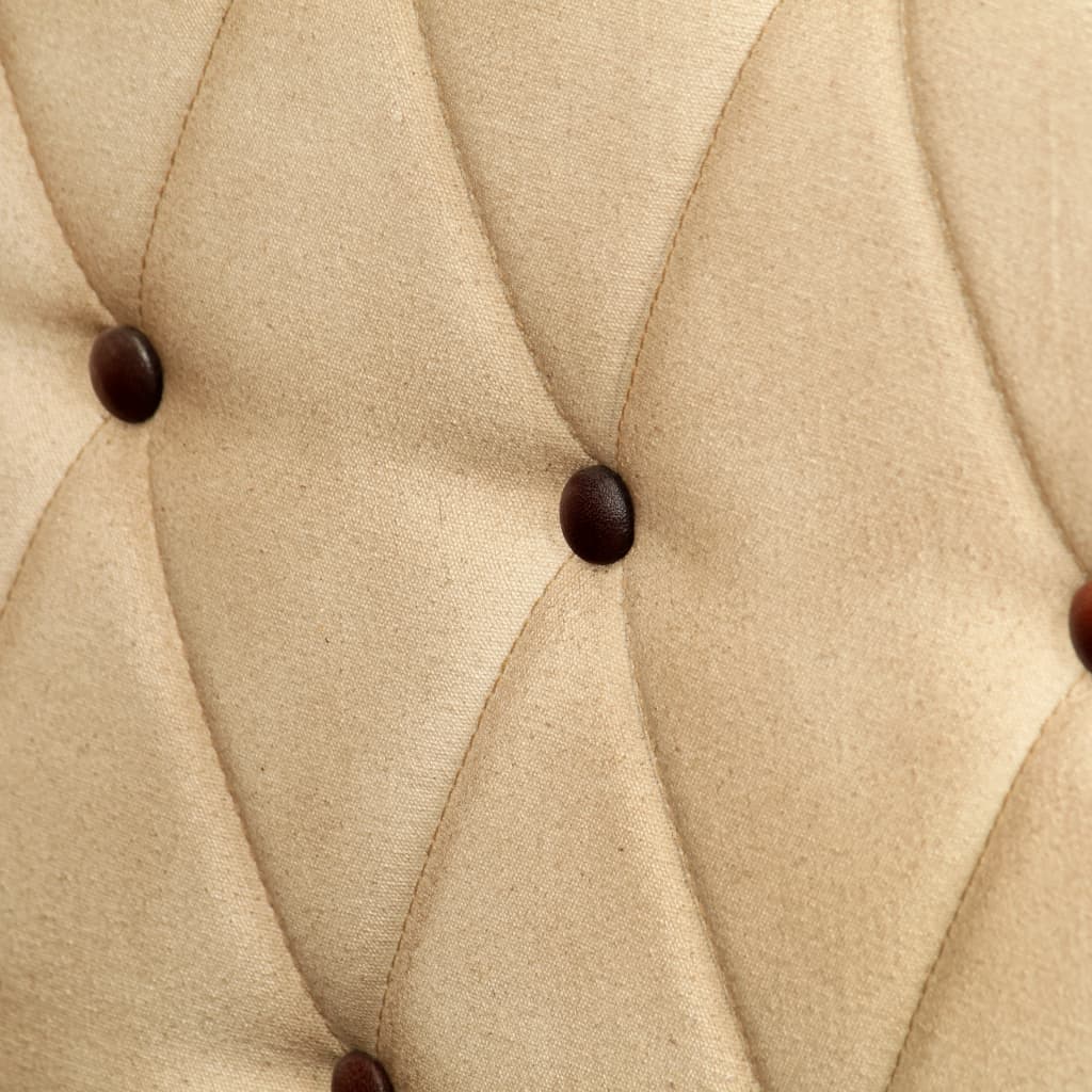 Chesterfield-Sessel Braun Echtleder