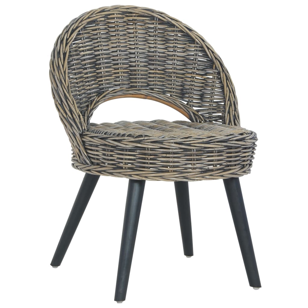 Sessel Kubu-Rattan Schwarz