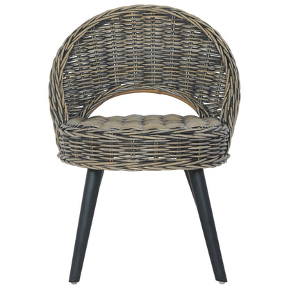 Sessel Kubu-Rattan Schwarz