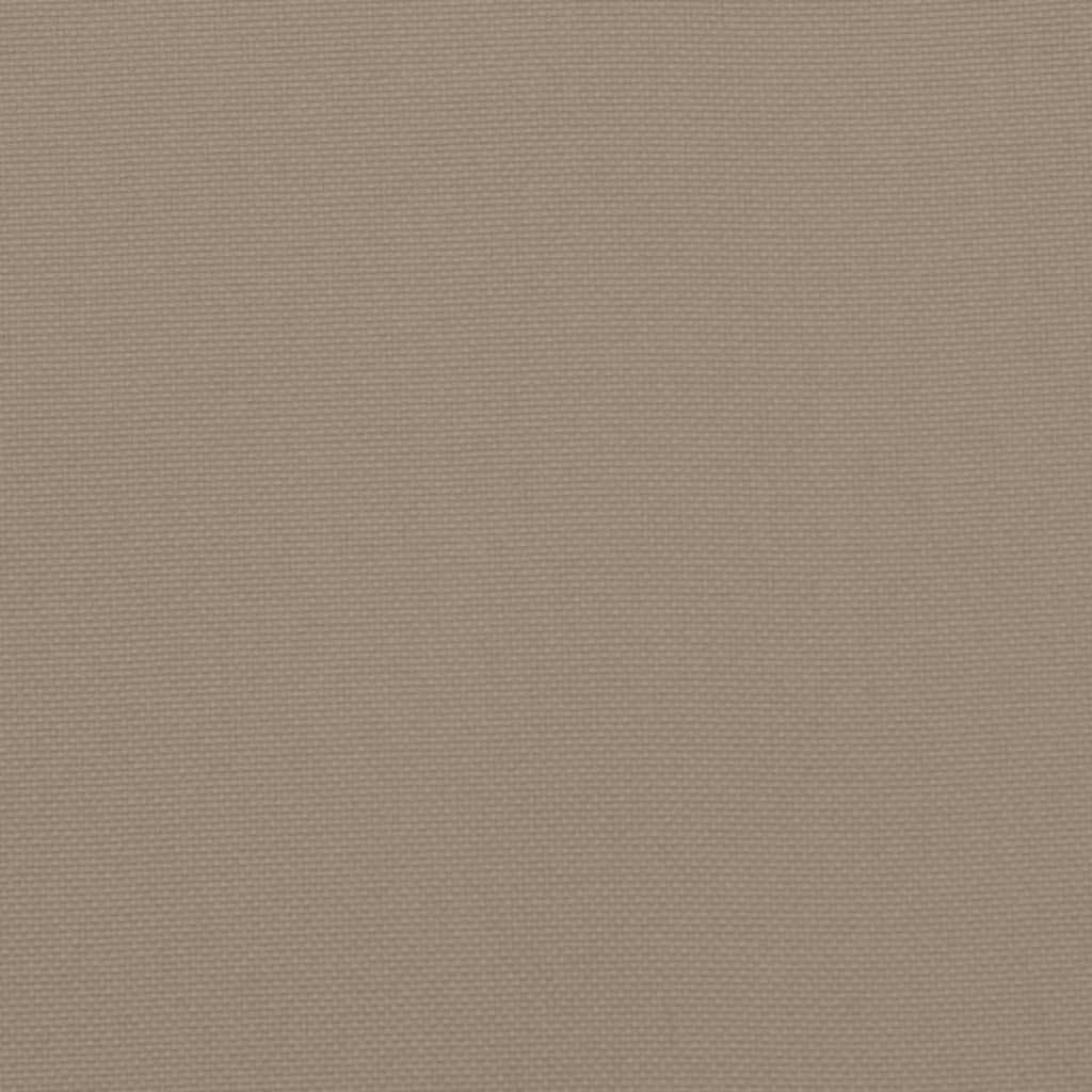 Gartenbank-Auflage Taupe 200x50x3 cm Oxford-Gewebe