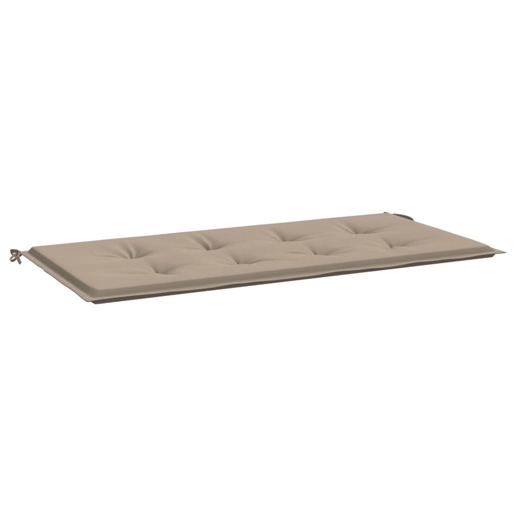 Gartenbank-Auflage Taupe 100x50x3 cm Oxford-Gewebe