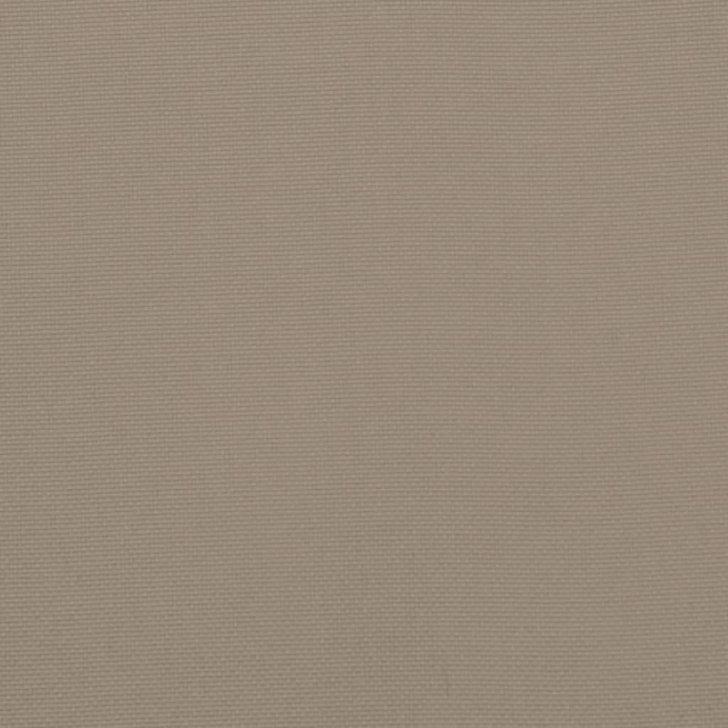 Gartenbank-Auflage Taupe 100x50x3 cm Oxford-Gewebe