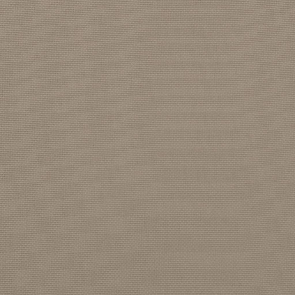 Gartenbank-Auflage Taupe 180x50x3 cm Oxford-Gewebe