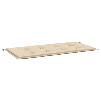 Gartenbank-Auflage Beige 100x50x3 cm Oxford-Gewebe