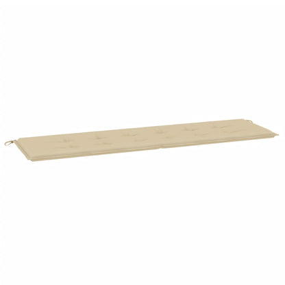 Gartenbank-Auflage Beige 180x50x3 cm Oxford-Gewebe