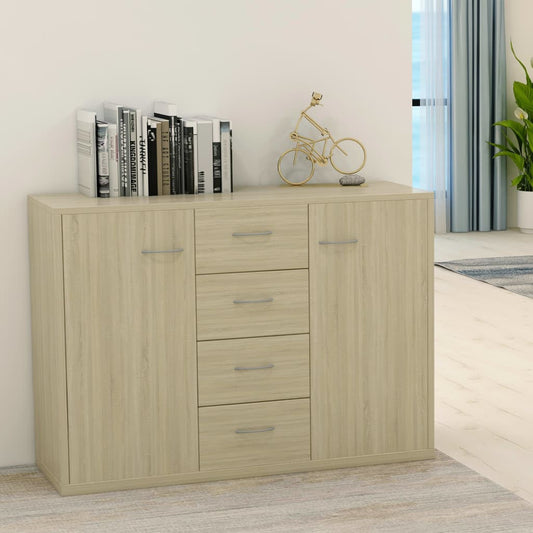 Sideboard Sonoma-Eiche 88x30x65 cm Holzwerkstoff