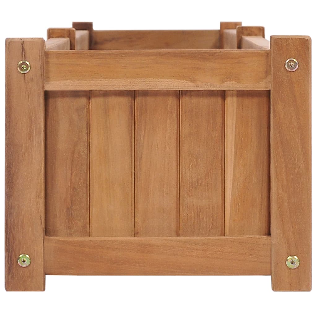 Hochbeet 200x30x25 cm Massivholz Teak