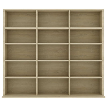 CD-Regal Sonoma-Eiche 102x23x89,5 cm Holzwerkstoff