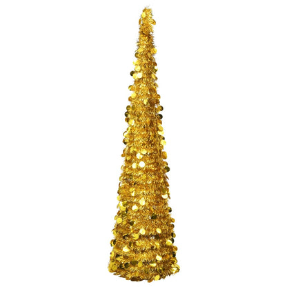 Künstlicher Pop-Up-Weihnachtsbaum Golden 180 cm PET