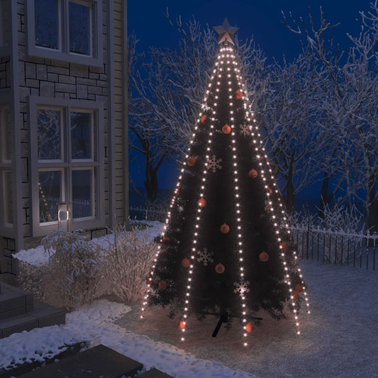 Weihnachtsbaum-Lichternetz mit 400 LEDs 400 cm