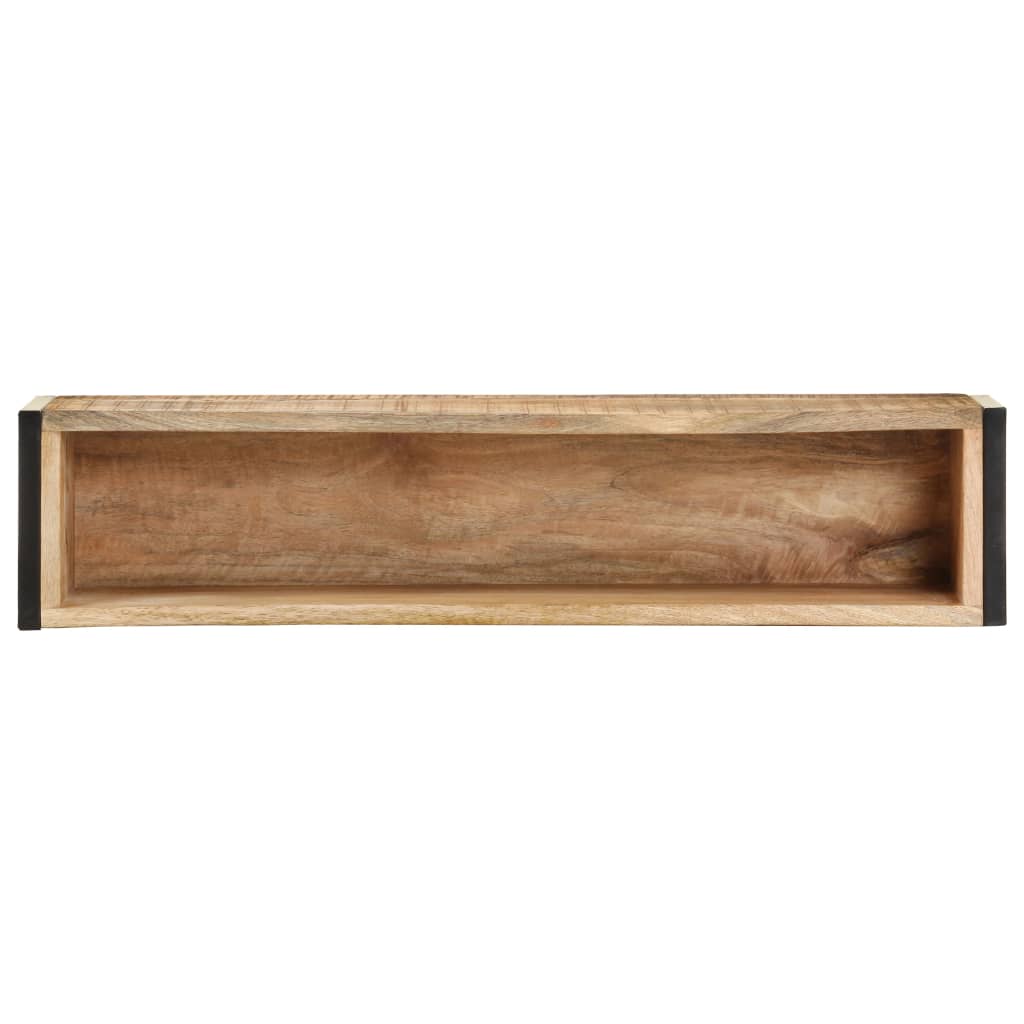 Pflanzkübel 90x20x68 cm Raues Mangoholz