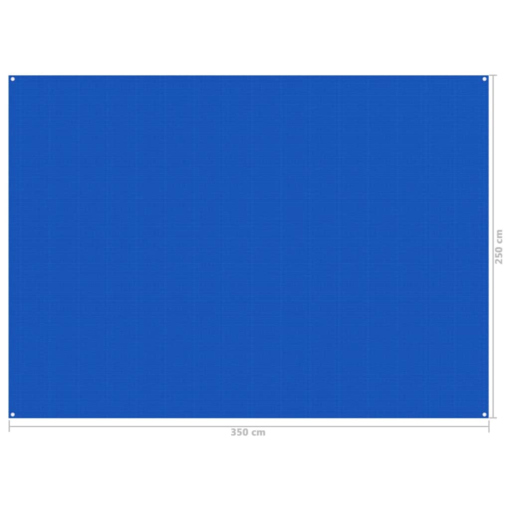 Zeltteppich 250x350 cm Blau