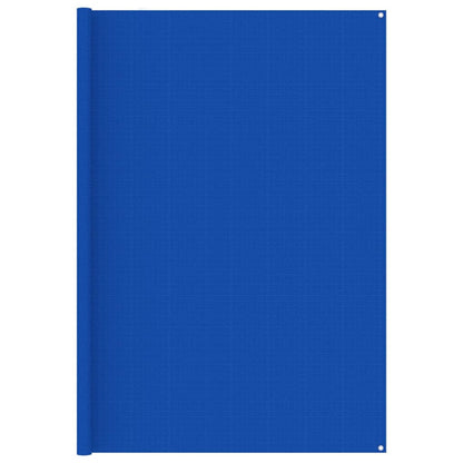 Zeltteppich 250x600 cm Blau HDPE