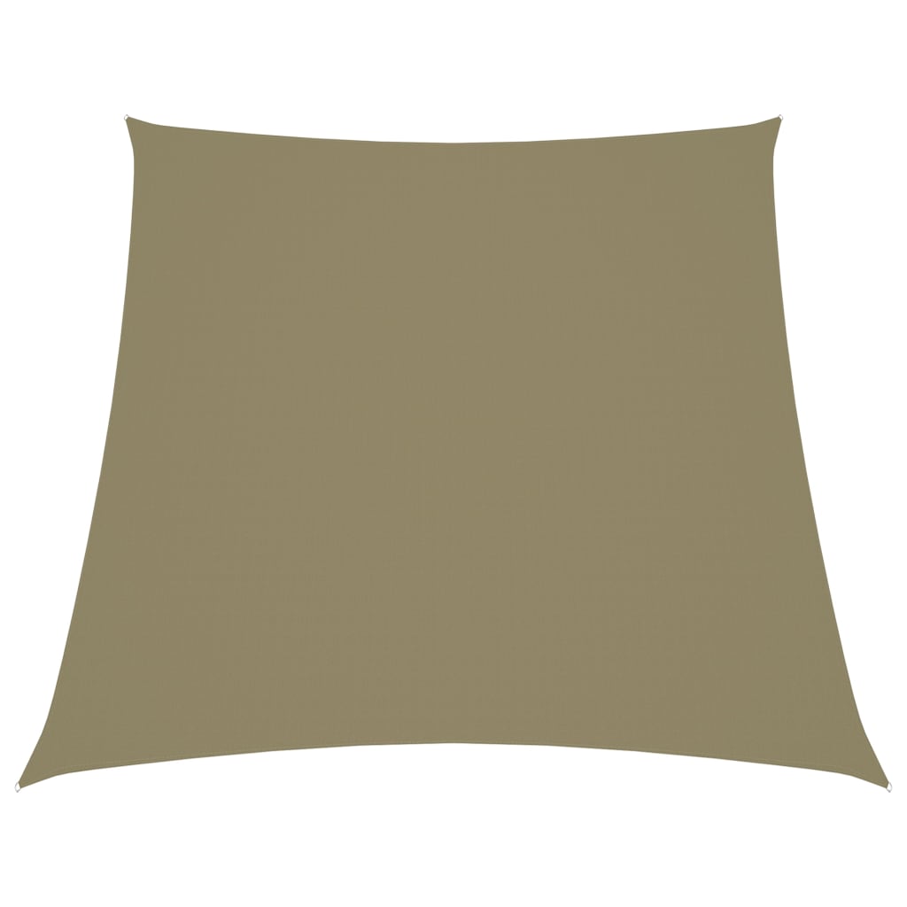 Sonnensegel Oxford-Gewebe Trapezförmig 2/4x3 m Beige