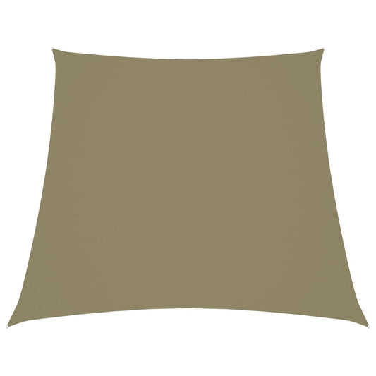 Sonnensegel Oxford-Gewebe Trapezförmig 2/4x3 m Beige