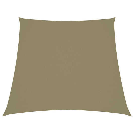 Sonnensegel Oxford-Gewebe Trapezförmig 3/5x4 m Beige