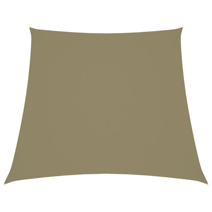 Sonnensegel Oxford-Gewebe Trapezform 4/5x4 m Beige