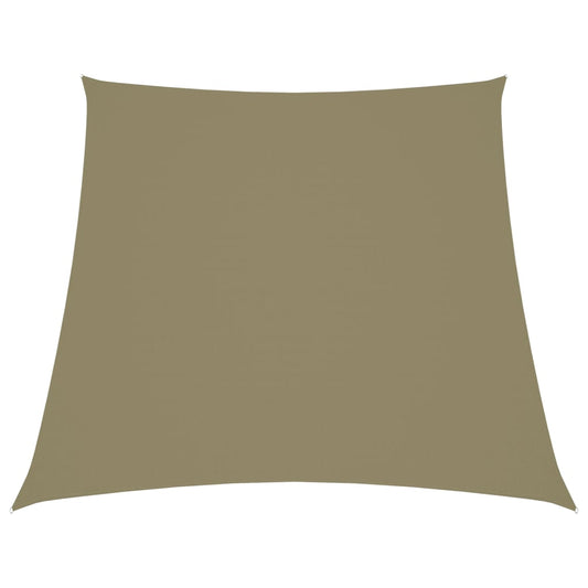 Sonnensegel Oxford-Gewebe Trapezform 4/5x4 m Beige