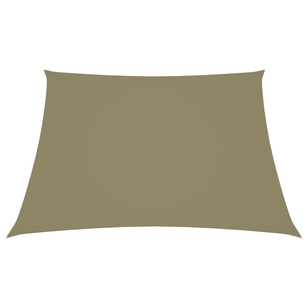 Sonnensegel Oxford-Gewebe Trapezform 4/5x4 m Beige