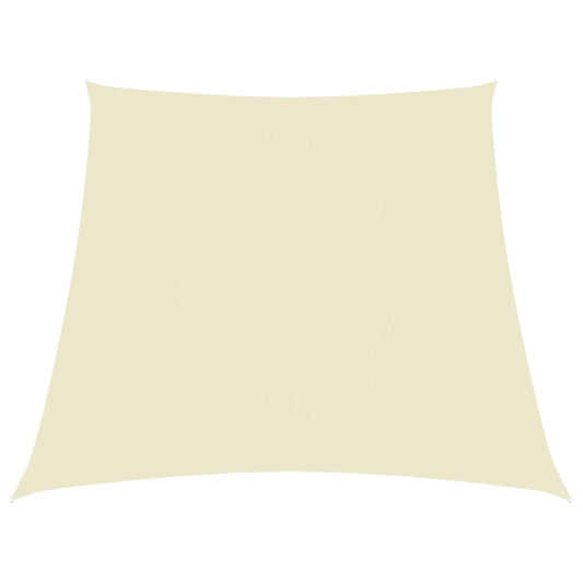 Sonnensegel Oxford-Gewebe Trapezform 3/4x3 m Creme