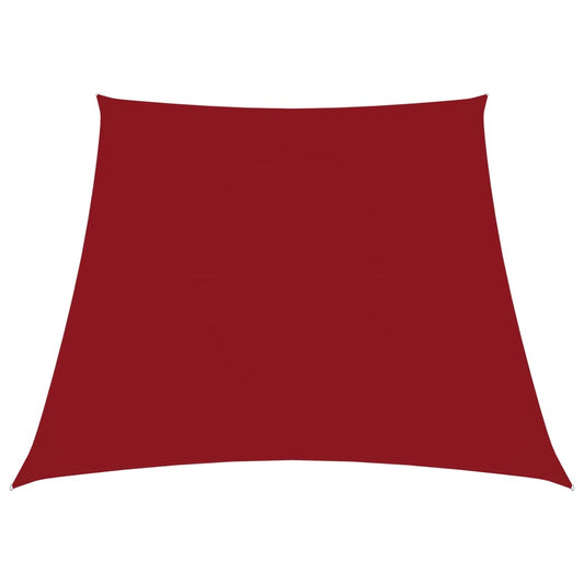 Sonnensegel Oxford-Gewebe Trapezförmig 2/4x3 m Rot