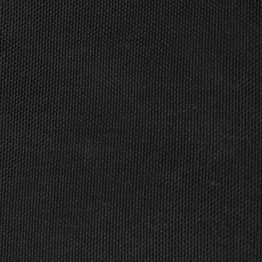 Sonnensegel Oxford-Gewebe Trapezförmig 3/5x4 m Schwarz