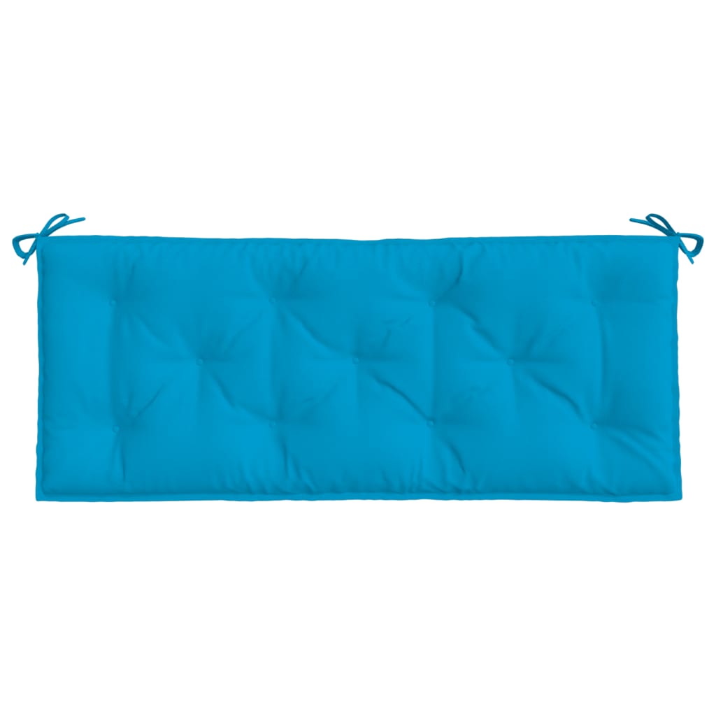 Gartenbank-Auflage Hellblau 120x50x7 cm Oxford-Gewebe