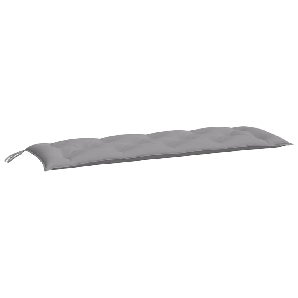 Gartenbank-Auflage Grau 150x50x7 cm Oxford-Gewebe