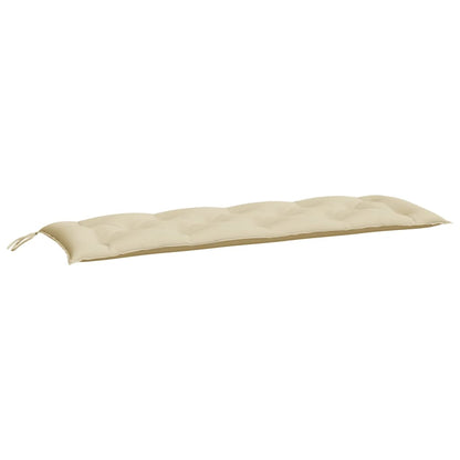 Gartenbank-Auflage Beige 150x50x7 cm Oxford-Gewebe