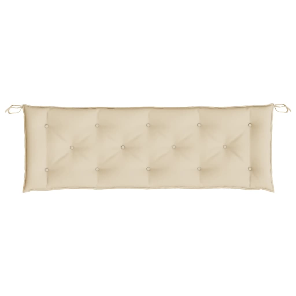 Gartenbank-Auflage Beige 150x50x7 cm Oxford-Gewebe