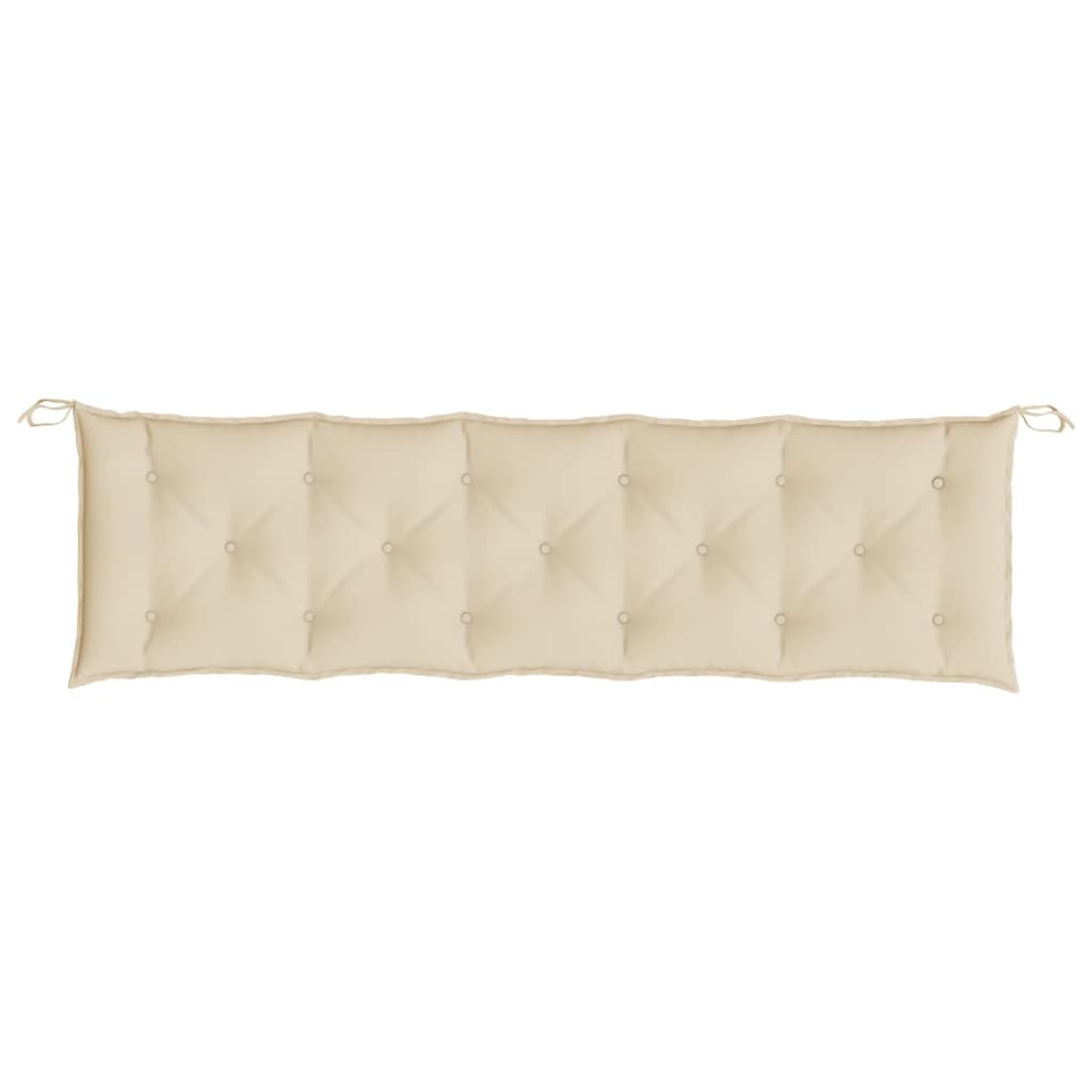 Gartenbank-Auflage Beige 180x50x7 cm Oxford-Gewebe