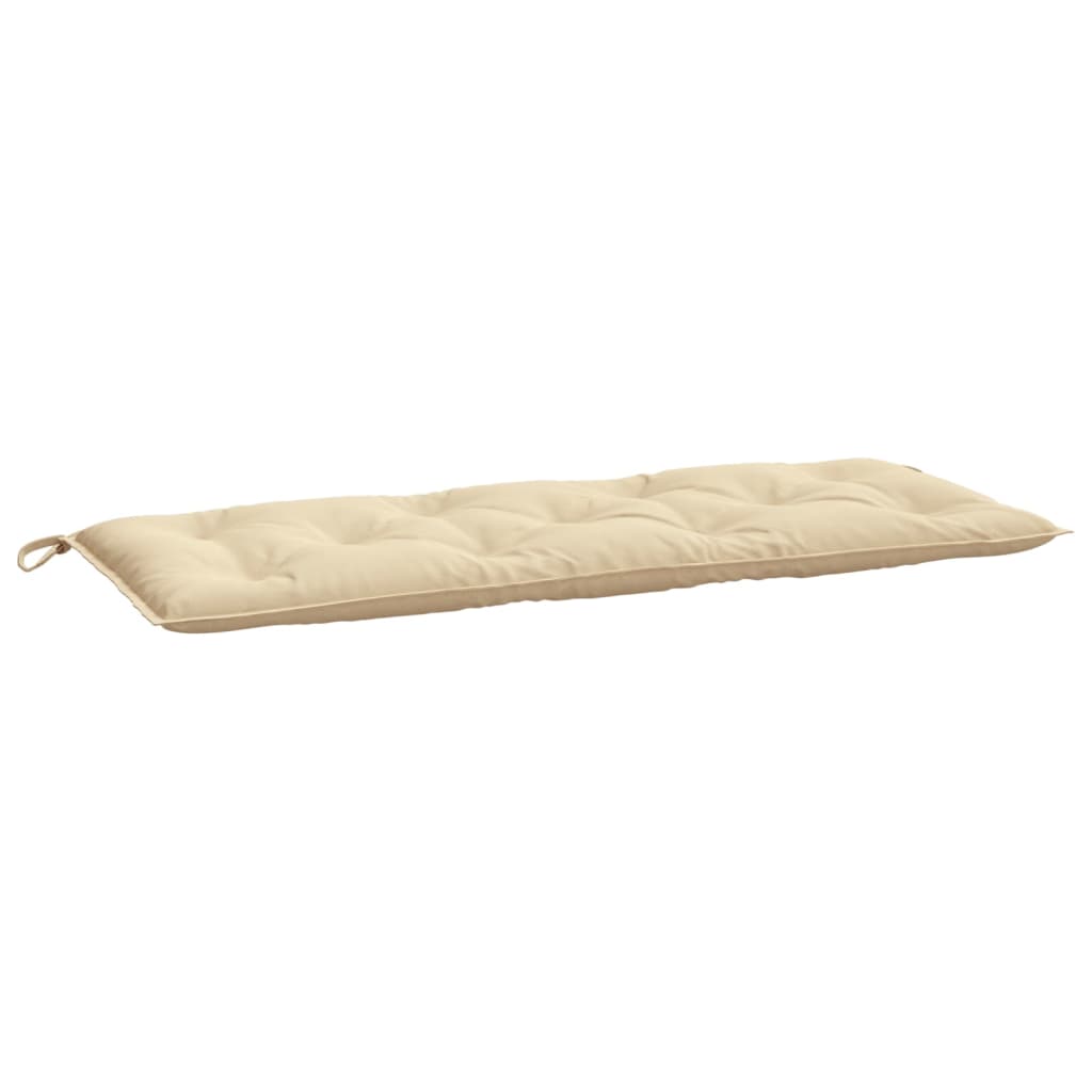 Gartenbank-Auflage Beige 120x(50+50)x7 cm Oxford-Gewebe