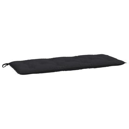 Gartenbank-Auflage Schwarz 120x(50+50)x7 cm Oxford-Gewebe