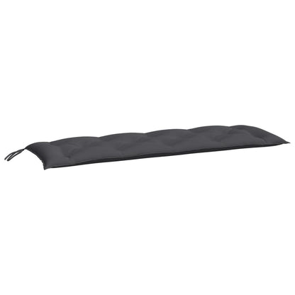 Gartenbank-Auflage Anthrazit 150x(50+50)x7 cm Oxford-Gewebe