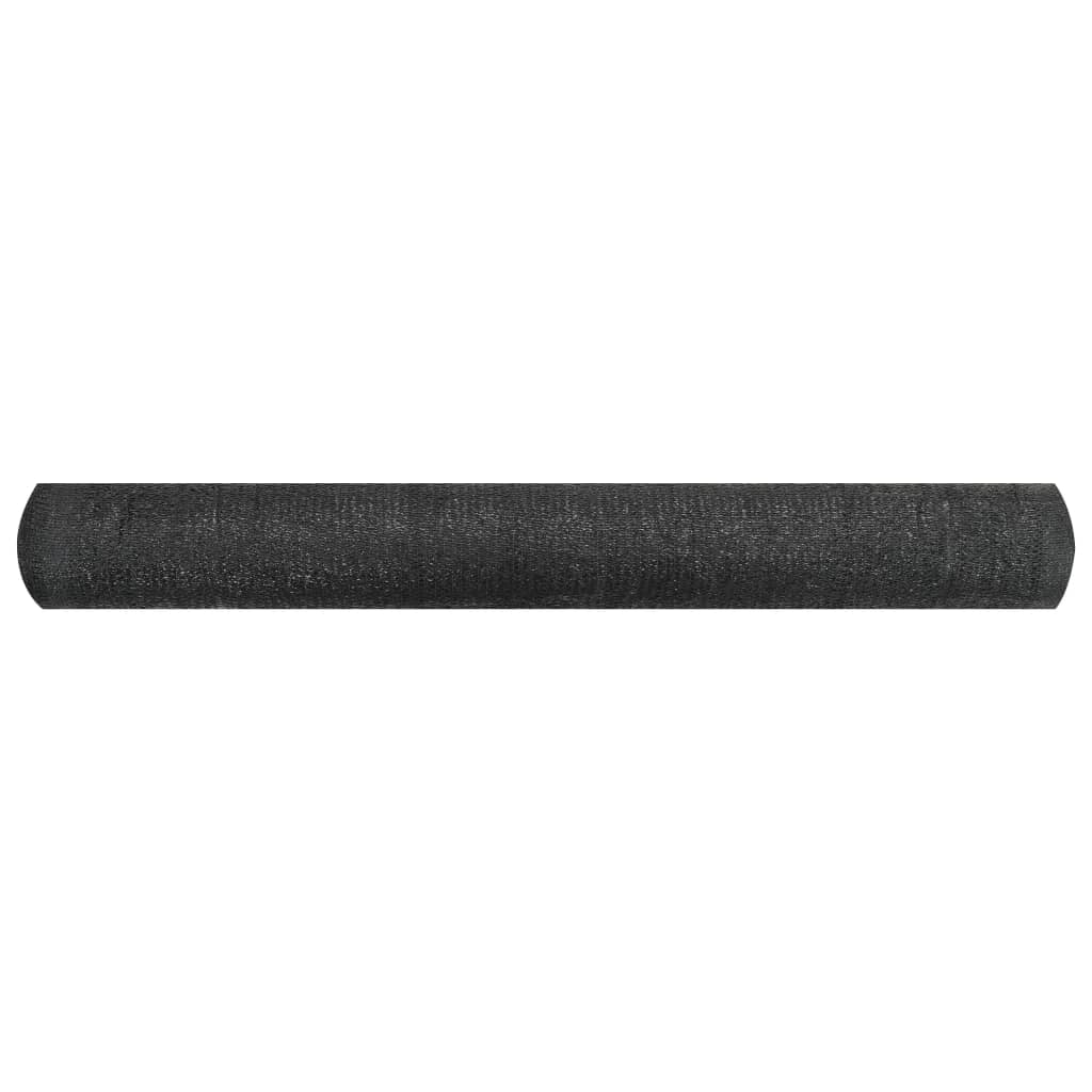 Zaunblende Schwarz 3,6x25 m HDPE 150 g/m²