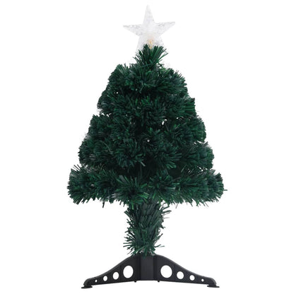 Weihnachtsbaum mit Beleuchtung und Ständer 64 cm Glasfaser