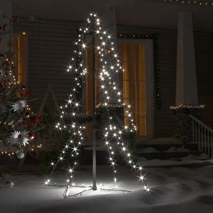 Weihnachtsbaum in Kegelform 160 LEDs Indoor & Outdoor 78x120 cm