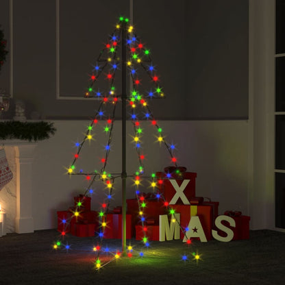 Weihnachtsbaum in Kegelform 160 LEDs Indoor & Outdoor 78x120 cm