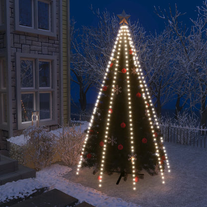 Weihnachtsbaum-Lichternetz mit 400 LEDs Kaltweiß 400 cm